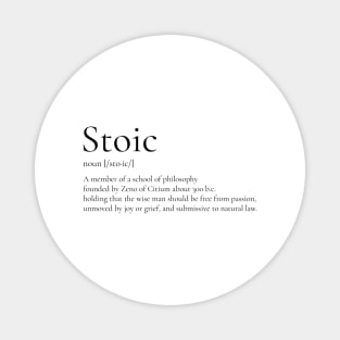 Stoic Definition Magnet